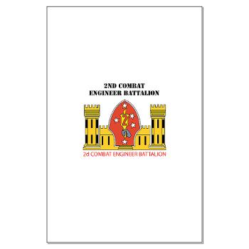 2CEB - M01 - 02 - 2nd Combat Engineer Battalion with Text - Large Poster